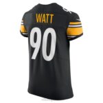 ropa NFL acereros de pittsburgh t.j. camiseta de jugador nike vapor elite negra watt hombres 20DRH6098 - Image 3