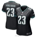 ropa NFL águilas de filadelfia c.j. camiseta de jugador de juego alternativo negra nike de gardner-johnson mujer 20DRH4278