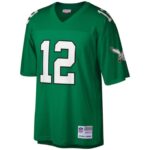 ropa NFL Águilas de Filadelfia randall cunningham mitchell & ness kelly réplica de camiseta verde heredada hombres 20DRH2299 - Image 2