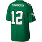 ropa NFL Águilas de Filadelfia randall cunningham mitchell & ness kelly réplica de camiseta verde heredada hombres 20DRH2299 - Image 3