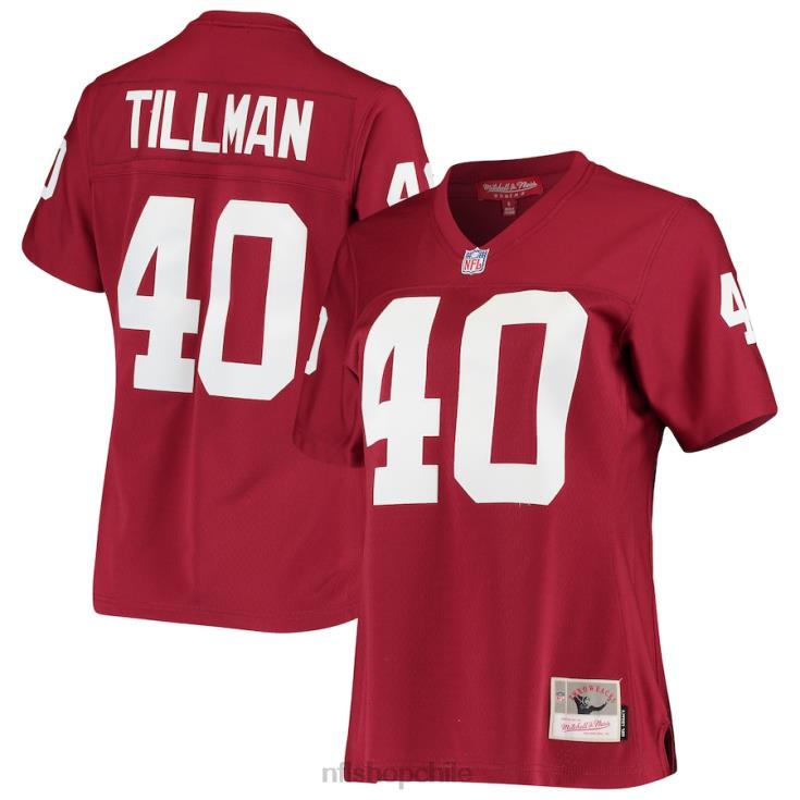ropa NFL Arizona Cardinals Pat Tillman Mitchell & Ness Cardenal Legacy Réplica de camiseta del equipo mujer 20DRH2975 - Image 1