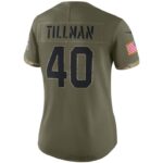 ropa NFL Arizona Cardinals Pat Tillman Nike Olive 2022 Salute to Service Camiseta limitada de jugador retirado mujer 20DRH4465 - Image 3