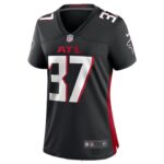 ropa NFL atlanta falcons dee alford nike camiseta negra del juego del jugador mujer 20DRH5398 - Image 2