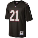 ropa NFL atlanta falcons deion sanders mitchell & ness negro grande y alto 1992 réplica de jugador retirado hombres 20DRH2362 - Image 2