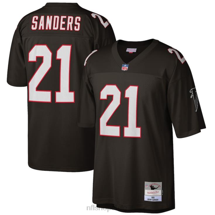 ropa_nfl_atlanta_falcons_deion_sanders_mitchell_ness_negro_grande_y_alto_1992_replica_de_jugador_retirado_hombres_20drh2362.jpg ropa NFL atlanta falcons deion sanders mitchell & ness negro grande y alto 1992 réplica de jugador retirado hombres 20DRH2362 - Image 1