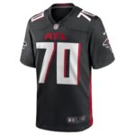 ropa NFL atlanta falcons jake matthews nike camiseta negra del juego hombres 20DRH2876 - Image 2