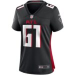 ropa NFL atlanta falcons matt hennessy nike camiseta negra del juego mujer 20DRH5220 - Image 2