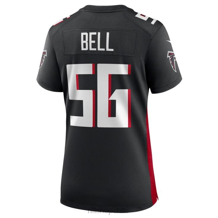 ropa NFL atlanta falcons quinton bell camiseta nike negra game mujer 20DRH4099 - Image 3