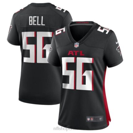 ropa NFL atlanta falcons quinton bell camiseta nike negra game mujer 20DRH4099