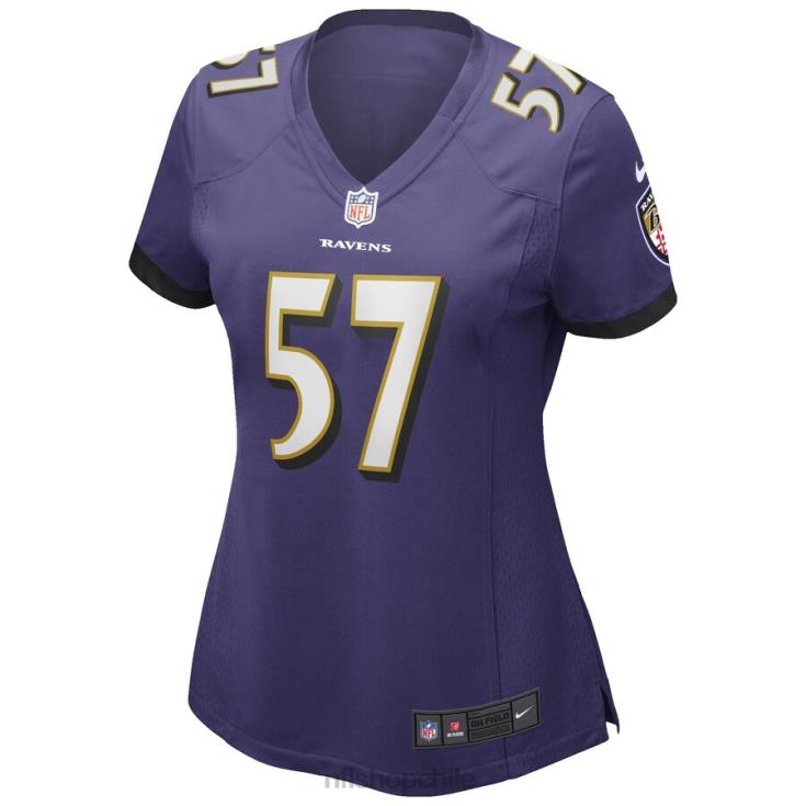ropa NFL baltimore ravens bart scott nike púrpura juego jugador retirado camiseta mujer 20DRH6803 - Image 2