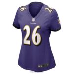 ropa NFL baltimore ravens geno piedra nike púrpura juego camiseta mujer 20DRH6864 - Image 2