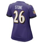 ropa NFL baltimore ravens geno piedra nike púrpura juego camiseta mujer 20DRH6864 - Image 3