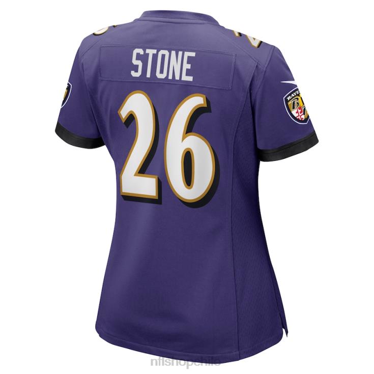 ropa NFL baltimore ravens geno piedra nike púrpura juego camiseta mujer 20DRH6864 - Image 3