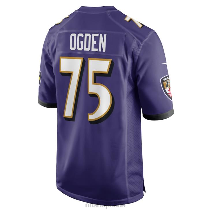 ropa NFL baltimore ravens jonathan ogden nike púrpura jugador retirado camiseta del juego hombres 20DRH1874 - Image 3