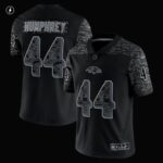 ropa NFL baltimore ravens marlon humphrey nike negro rflctv camiseta limitada hombres 20DRH1882 - Image 2