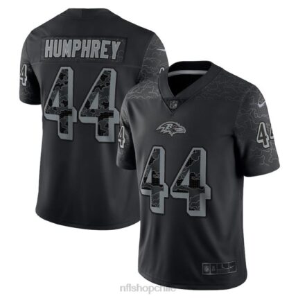 ropa NFL baltimore ravens marlon humphrey nike negro rflctv camiseta limitada hombres 20DRH1882