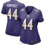 ropa NFL baltimore ravens marlon humphrey nike púrpura juego jugador camiseta mujer 20DRH2477