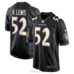 ropa NFL baltimore ravens ray lewis nike camiseta negra de jugador retirado hombres 20DRH348
