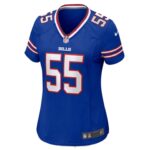 ropa NFL Buffalo Bills Boogie Basham camiseta Nike Royal Game Player mujer 20DRH5191 - Image 2