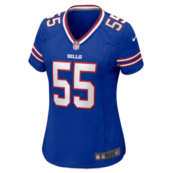 ropa NFL Buffalo Bills Boogie Basham camiseta Nike Royal Game Player mujer 20DRH5191 - Image 2