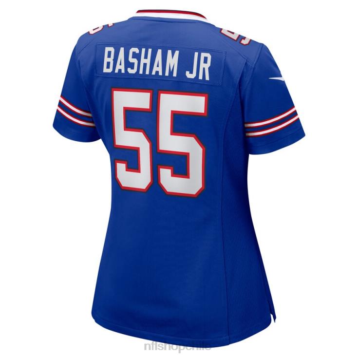 ropa NFL Buffalo Bills Boogie Basham camiseta Nike Royal Game Player mujer 20DRH5191 - Image 3