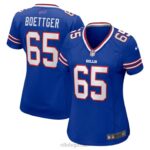 ropa NFL Buffalo Bills - Camiseta Nike Royal Game de Ike Boettger mujer 20DRH5241