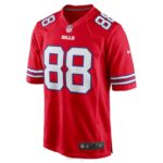 ropa NFL Buffalo Bills Dawson Knox Nike camiseta roja del juego alternativo hombres 20DRH957 - Image 2