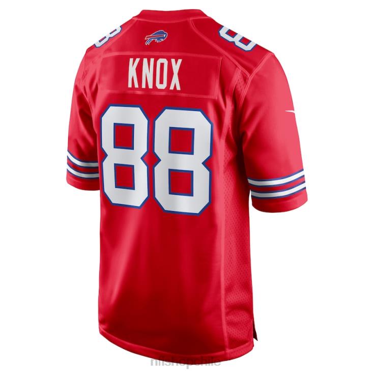 ropa NFL Buffalo Bills Dawson Knox Nike camiseta roja del juego alternativo hombres 20DRH957 - Image 3