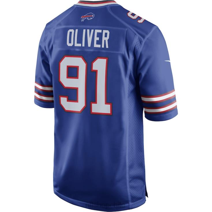 ropa NFL Buffalo Bills Ed Oliver Nike camiseta de jugador del Royal Team Game hombres 20DRH2998 - Image 3