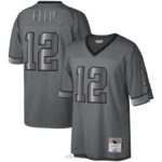 ropa NFL buffalo bills jim kelly mitchell & ness carbón 1990 jugador retirado metal legado camiseta hombres 20DRH3942