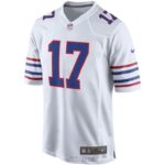 ropa NFL Buffalo Bills Josh Allen Nike camiseta blanca del juego juventud 20DRH2262 - Image 2