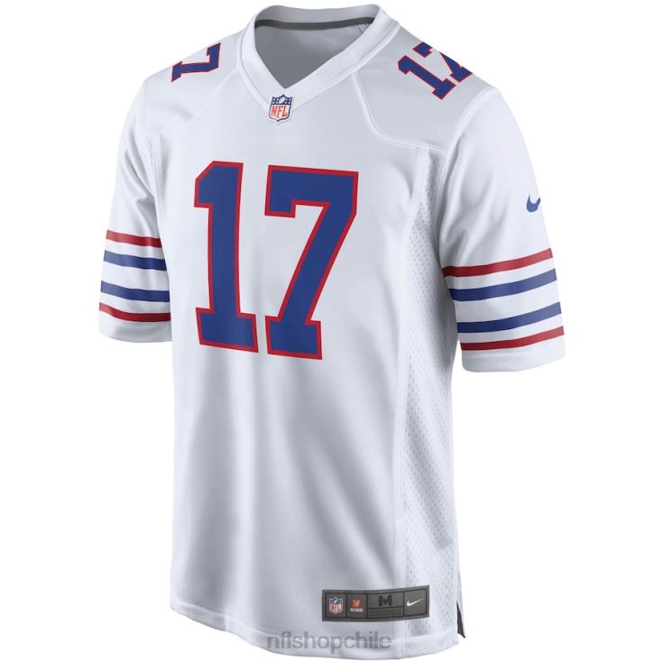 ropa NFL Buffalo Bills Josh Allen Nike camiseta blanca del juego juventud 20DRH2262 - Image 2