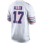 ropa NFL Buffalo Bills Josh Allen Nike camiseta blanca del juego juventud 20DRH2262 - Image 3