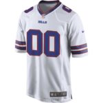 ropa NFL Buffalo Bills Nike camiseta de juego personalizada blanca hombres 20DRH334 - Image 2