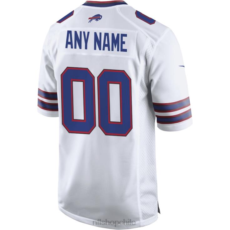 ropa NFL Buffalo Bills Nike camiseta de juego personalizada blanca hombres 20DRH334 - Image 3