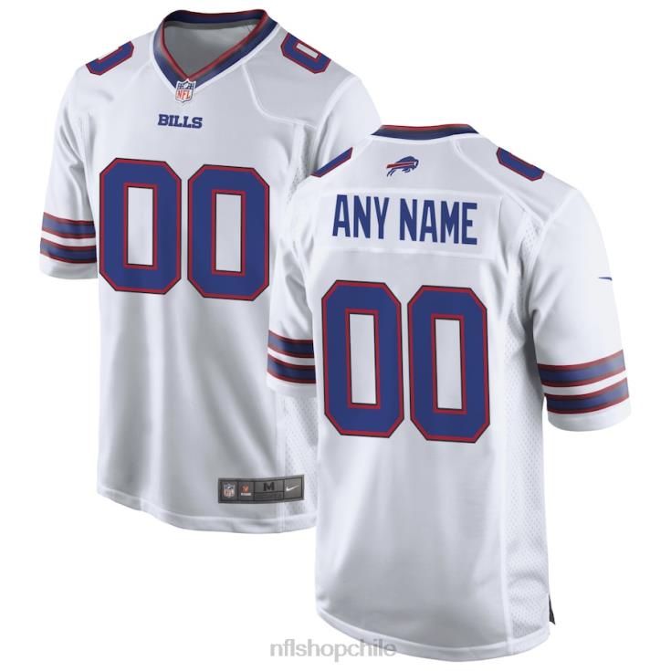 ropa NFL Buffalo Bills Nike camiseta de juego personalizada blanca hombres 20DRH334 - Image 1