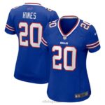 ropa NFL buffalo bills nyheim hines camiseta nike royal game player mujer 20DRH3945