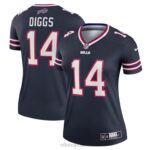 ropa NFL Buffalo Bills Stefon Diggs Nike camiseta azul marino leyenda invertida mujer 20DRH2458