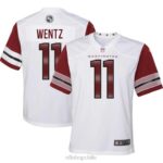 ropa NFL camiseta blanca de juego nike carson gonez de los comandantes de washington juventud 20DRH4719
