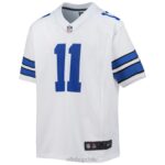 ropa NFL camiseta blanca de juego nike de micah parsons de los dallas cowboys juventud 20DRH963 - Image 2