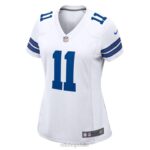 ropa NFL camiseta blanca de juego nike de micah parsons de los dallas cowboys mujer 20DRH2375 - Image 2
