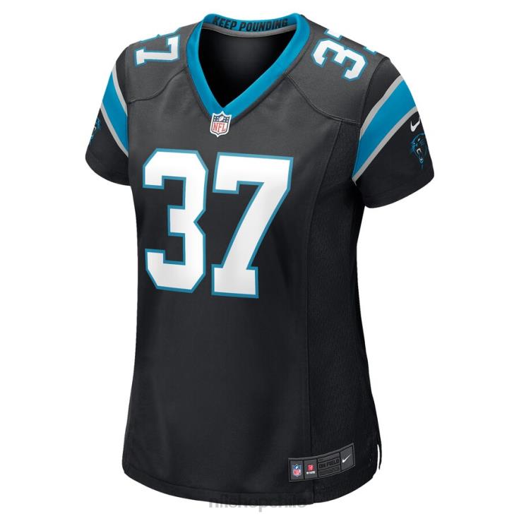 ropa NFL camiseta carolina panthers john lovett nike jugador negro mujer 20DRH5447 - Image 2