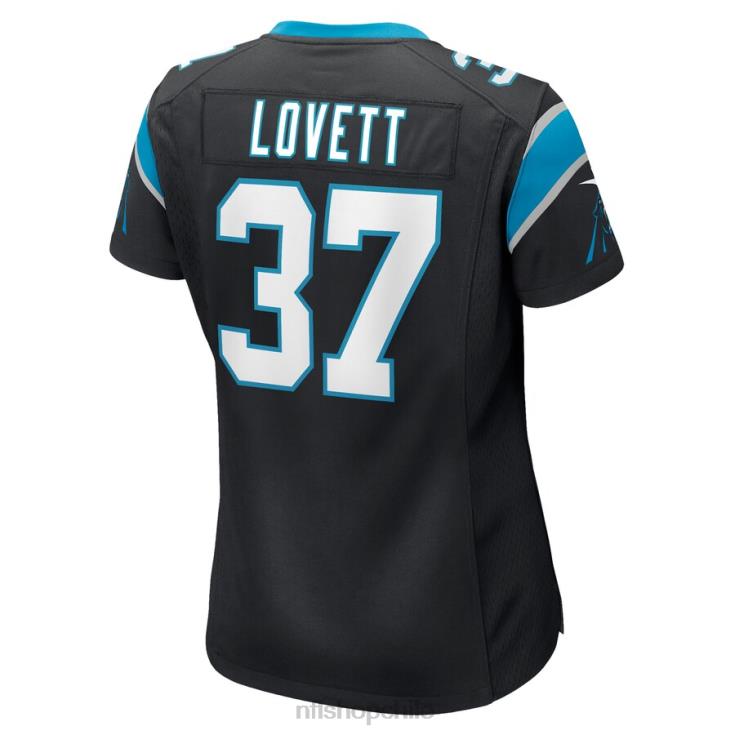 ropa NFL camiseta carolina panthers john lovett nike jugador negro mujer 20DRH5447 - Image 3