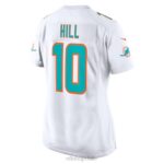 ropa NFL camiseta de juego blanca nike de tyreek hill de los delfines de miami mujer 20DRH3723 - Image 3