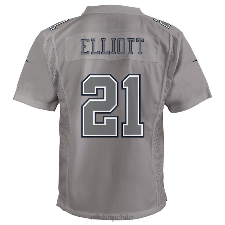 ropa NFL camiseta de juego de atmósfera gris nike de ezekiel elliott de los dallas cowboys juventud 20DRH2946 - Image 3