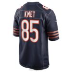 ropa NFL camiseta de juego de jugador azul marino de cole kmet de los osos de chicago hombres 20DRH702 - Image 3