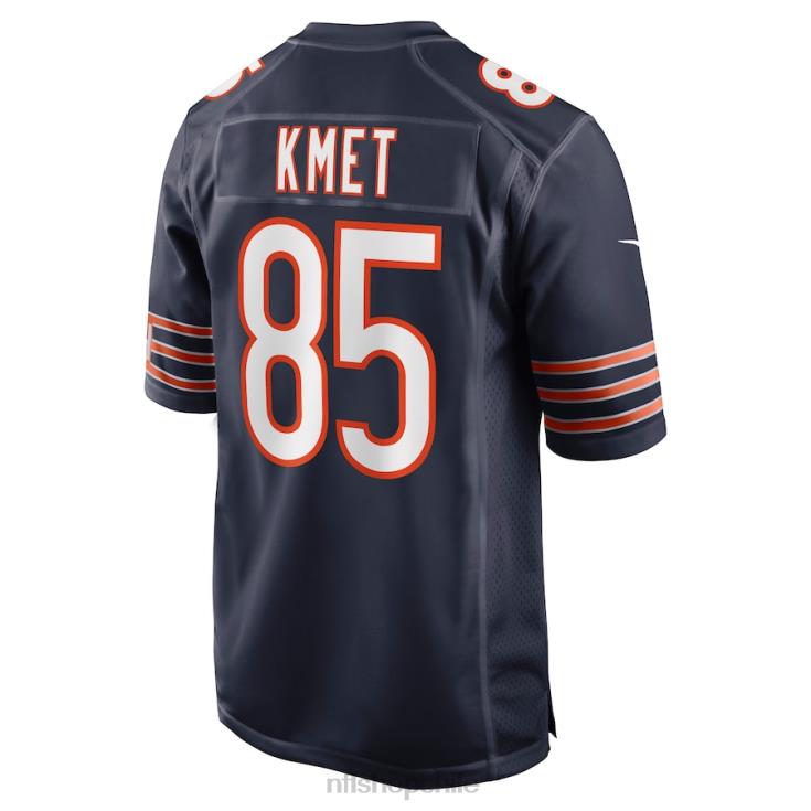 ropa NFL camiseta de juego de jugador azul marino de cole kmet de los osos de chicago hombres 20DRH702 - Image 3