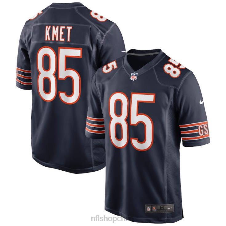 ropa NFL camiseta de juego de jugador azul marino de cole kmet de los osos de chicago hombres 20DRH702 - Image 1