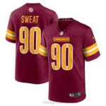 ropa NFL camiseta de juego de jugador nike borgoña de los comandantes de washington montez hombres 20DRH4073