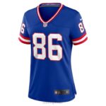 ropa NFL camiseta de juego de jugador nike royal classic de los gigantes de nueva york darius slayton mujer 20DRH4076 - Image 2